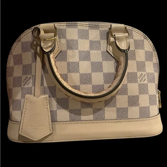 LOUIS VUITTON Alma BB in Damier Azur with braided detail (Limited Edition) - Picture 3 of 16